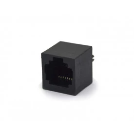 Conector Jack Modular PCI 8P8C Preto - 34664