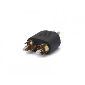 Adaptador Plug RCA Duplo para Plug RCA - JD-W8021 - Jinda
