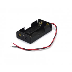 Suporte Para 2 Pilhas AA com Cabo de 15cm - JD15-6010A - Jinda