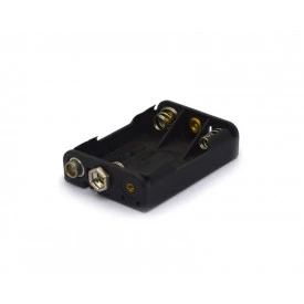 Suporte Para 3 Pilhas AAA Solda Fio - JD15-6028B - Jinda