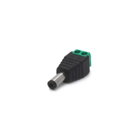 Plug P4 2,1mm Para Borne de 2 Vias - JL-52A - Jiali