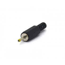 Plug P4 DC 0,7/2,5mm Pino 9mm - JL13002