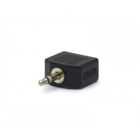 Adaptador Plug P2 3,5mm Estéreo para Jack J2 3,5mm Estéreo Duplo - JL16030A - Jiali