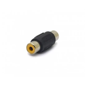 Adaptador Jack RCA para Jack RCA na Cor Preta - JL16068 - Jiali
