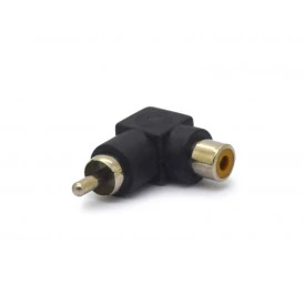 Adaptador Plug RCA para Jack RCA 90º - JL16069 - Jiali