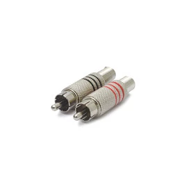 Plug RCA com Mola ( Preto ou Vermelho ) HGD-283 - JL17014A