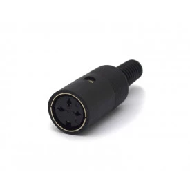 Conector Din JL21321/3P 3 Pinos Com Rabicho  - Jiali