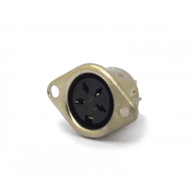 Conector Din JL21322/4P 4 Pinos Para Painel - Jiali