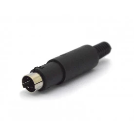 Conector Mini Din Macho JL21323/4P 4 Pinos Com Rabicho  - Jiali
