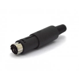 Conector Mini Din Macho JL21323/7P 7 Pinos Com Rabicho - Jiali