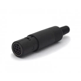 Conector Mini Din Fêmea JL21324/7P Com Rabicho - Jiali