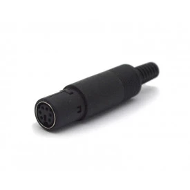 Conector Mini Din Fêmea JL21324/6P Com Rabicho - Jiali
