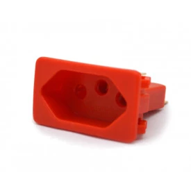 Tomada sem Rabicho Vermelha 20A/250V - TPA2-3 E3E - Margirius 