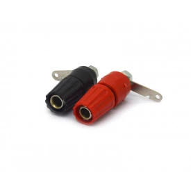 Borne Simples A1 - Cores Preto ou Vermelho - JL25044