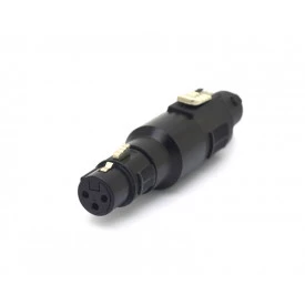Adaptador Mic Fêmea 3P para Plug Macho 4P - JL33038B-4P - Jiali