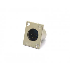 Conector Canon Macho 4 Pinos - JL33040B - Jiali