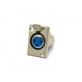 Conector XLR Fêmea 3 Vias - JL33044A - Jiali