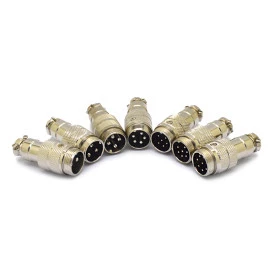 Conector Mike Macho para Cabo JL33055 - 2 a 8 Vias - Jiali