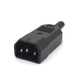 Plug AC Macho 10A 250V para Cabo - JL48037 - Jiali