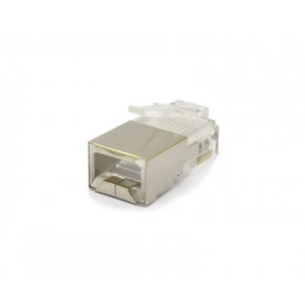 Conector RJ45 Blindado 8P8C 8 Vias - JL52002 - Jiali