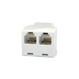Adaptador RJ11 04 Vias - 6P4C/2X6P4C - JL52011A - Jiali