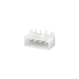 Conector Macho JS-1114-04WR 90° 5,08mm MATE-N-LOK Solda em Placa - 4 Vias