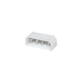 Conector Macho JS-1114-04WS 180° 5,08mm MATE-N-LOK 4 Vias Solda em Placa