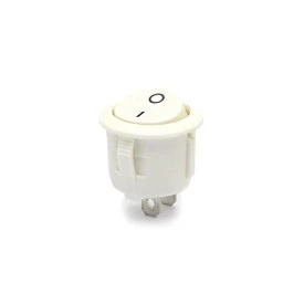 Chave Gangorra / Tecla com 2 Terminais 6A/250Vac Branco - KCD1-106-101