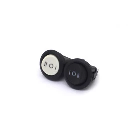 Chave Gangorra / Tecla com 3 Terminais Liga/Desliga/Liga 6A/250V - Branco ou Preto - KCD1-106-10381