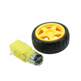 Kit Motor DC 3-6V Roda 68Mm - 010-0003