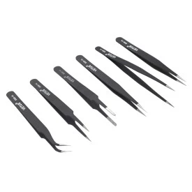Kit de Pinça Anti Estática com 6 Peças - Vetus