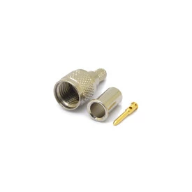 Conector UHF Mini Macho Reto Cabo Crimpagem RG-58/RGC-58 Pino Macho - KM-2M - Gav 103 - KLC