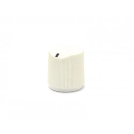 Knob Rotativo Estriado sem Parafuso - Branco - KP-03E - Scott