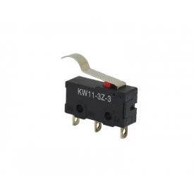 Chave Micro Switch com Haste de 21,8mm com Curva 3T - KW11-3Z-3 