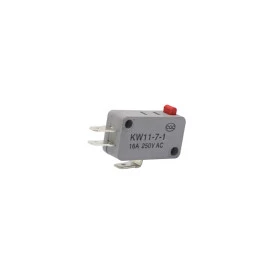 Chave Micro Switch com 3 Terminais Cinza 16A/250V - KW11-7-1