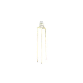 Led 3mm Bicolor (Verde - Vermelho) Transparente 3 Terminais - L-314
