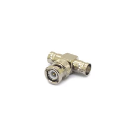 Adaptador BNC 50 Ohms Formato em T 2 Fêmeas 1 Macho - LA-6 - Gav 113 - KLC