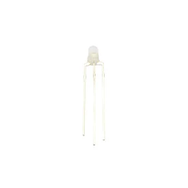 Led 3mm Bicolor (Verde - Vermelho) Leitoso 3 Terminais