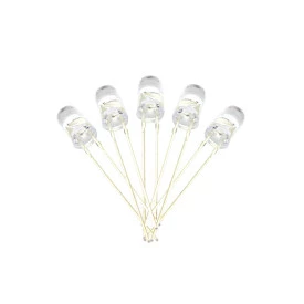 Led Pisca 5mm Transparente - Diversas Cores - L-517