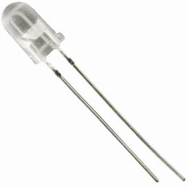 Led Pisca 5mm Tricolor (Azul - Verde - Vermelho) 3V Transparente Alto Brilho
