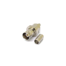 Conector BNC 50 Ohms Fêmea Reto Cabo Crimpagem RGC-58 - LF-66 - Gav 66 - KLC