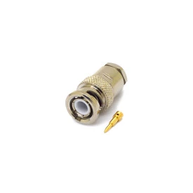 Conector BNC 50 Ohms Macho Reto Cabo Prensa Cabo RGC-6 - LM-25 - Gav 137 - KLC