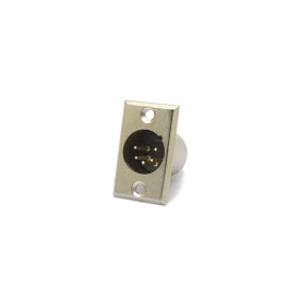Conector XLR Macho 5 Vias para Painel 5 Vias - LS-1025
