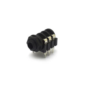 Jack J10 Estéreo com 6 Terminais com Furo PCI - LS-2039