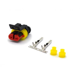Conector Selado Automotivo 2 Vias Fêmea - LW-66502S0231