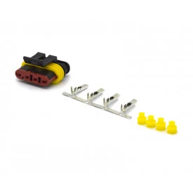 Conector Selado Automotivo 4 Vias Fêmea - LW-66502S0431