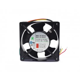 Microventilador M115BA1A2HS 110-230Vac 50/60Hz 0.23 / 0.14A 120x120x38mm