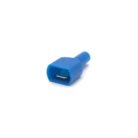 Terminal Macho Totalmente Isolado em Nylon 16-14 AWG 1.1 á 2.5mm² Azul MA1614-2 - Eletro Service