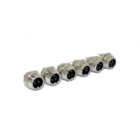 Conector Mini Mike Macho para Painel - 2 a 7 Vias - YLF002/XP