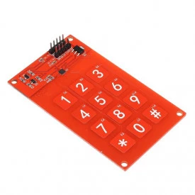 Módulo de Sensor de Toque Capacitivo MPR121 3X4 3.3V/5V Compatível com Arduino - GC-06